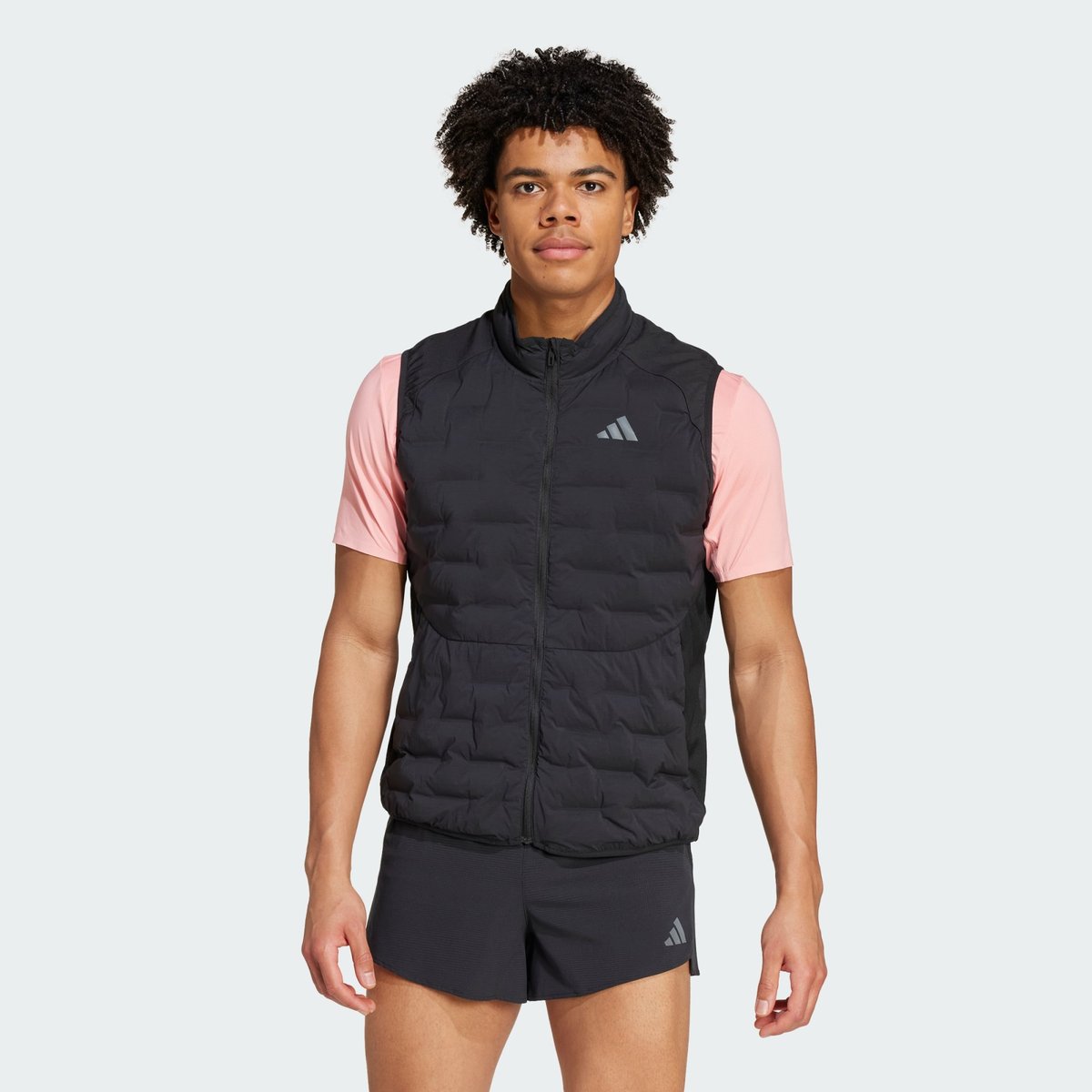 Doudoune Sans Manches Matelassée De Running Adizero Doudoune Sans Manches Matelassée De Running Adizero black, adidas Performance