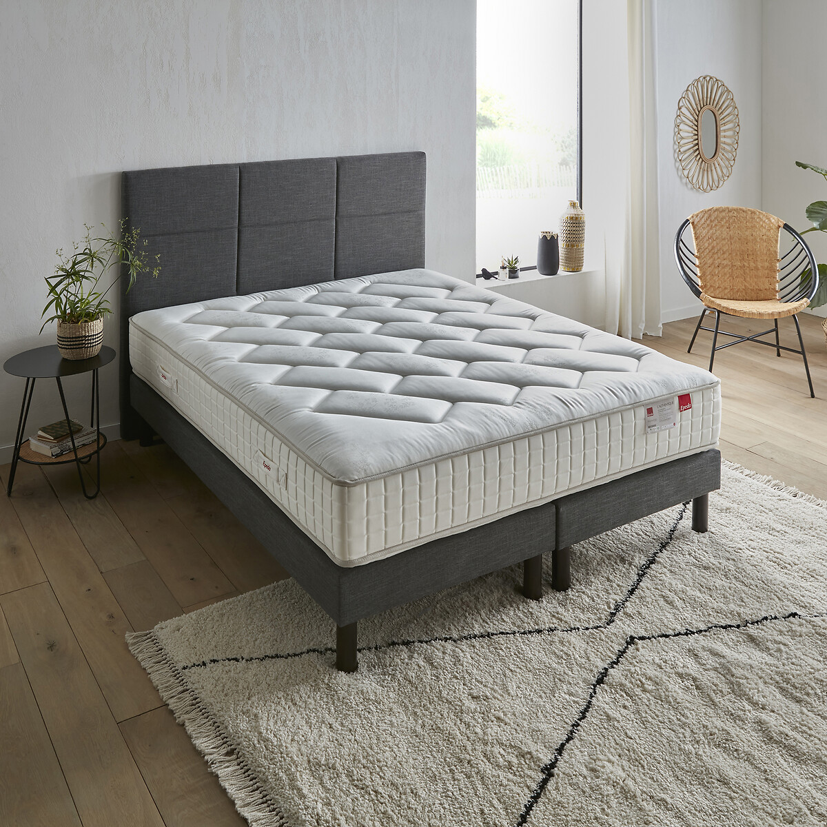 Matelas ressorts ensachés L’authentique ecru, EPEDA
