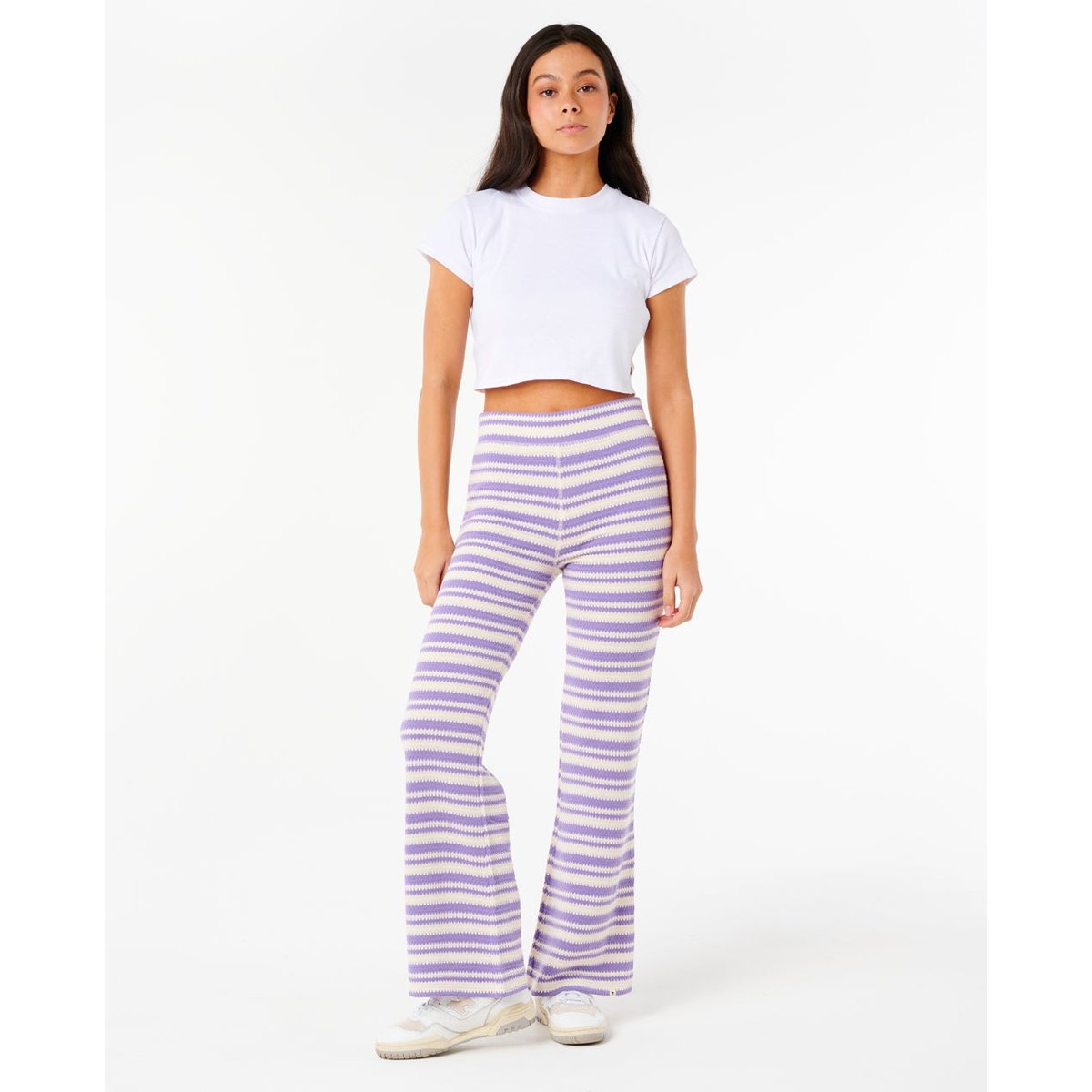 Pantalon BOBBI STRIPE PANT blanc/violet, RIP CURL