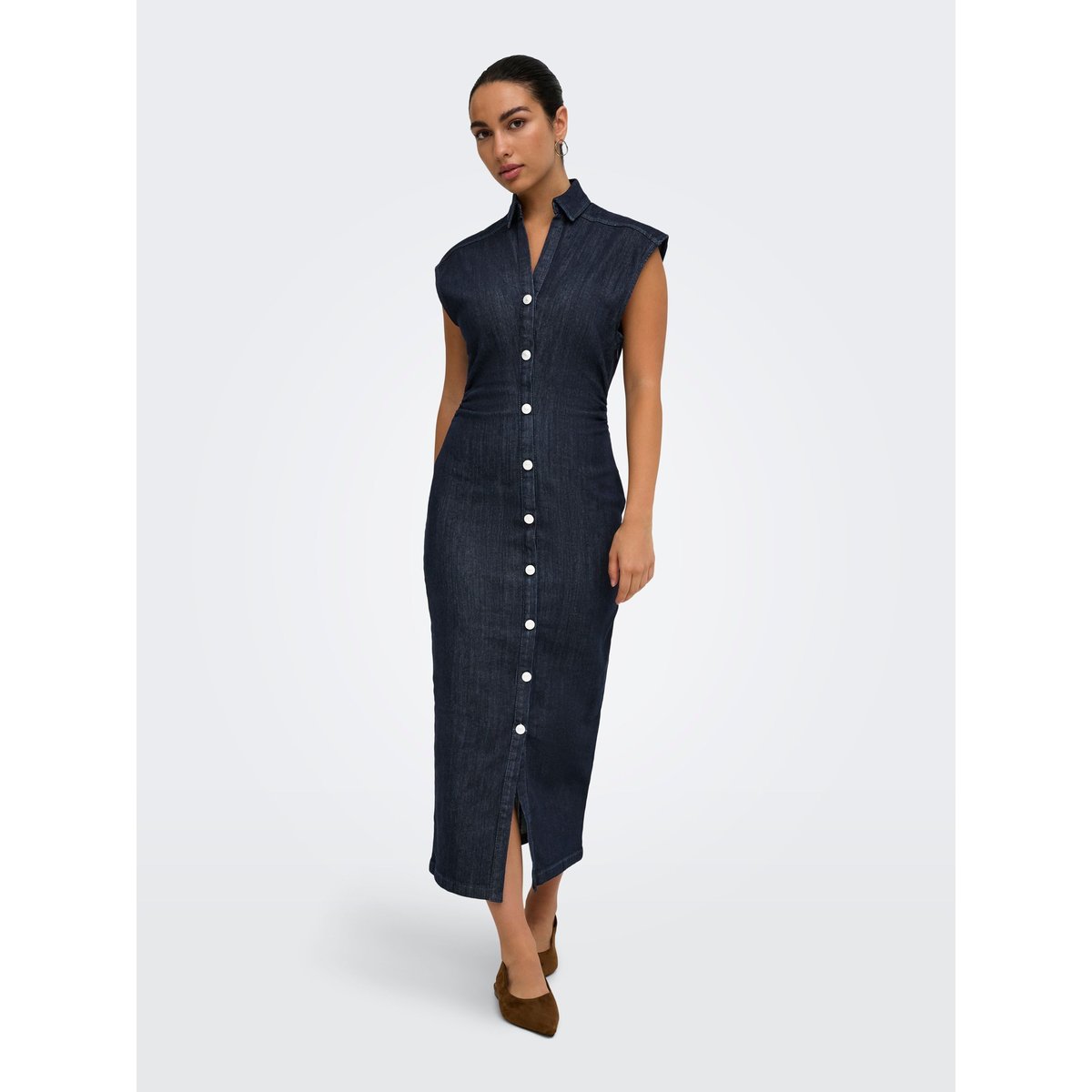 Robe En Denim dark blue denim 1, ONLY