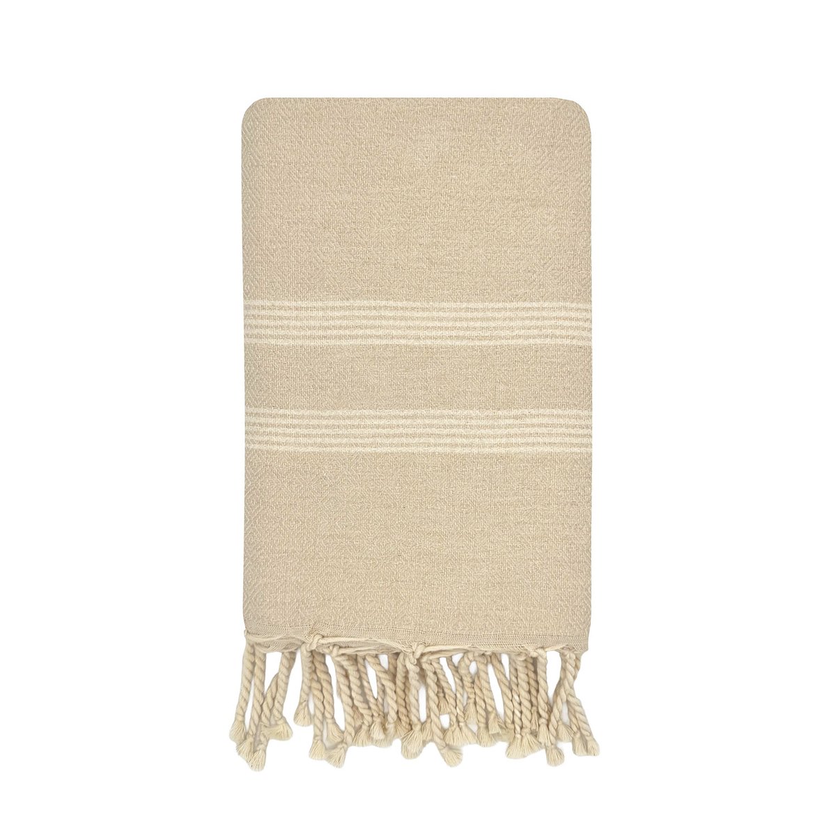 Fouta tunisienne 1x2m coton recyclé jacquard diamant Sicile REVA COLLECTION ficelle, SEVIRA KIDS