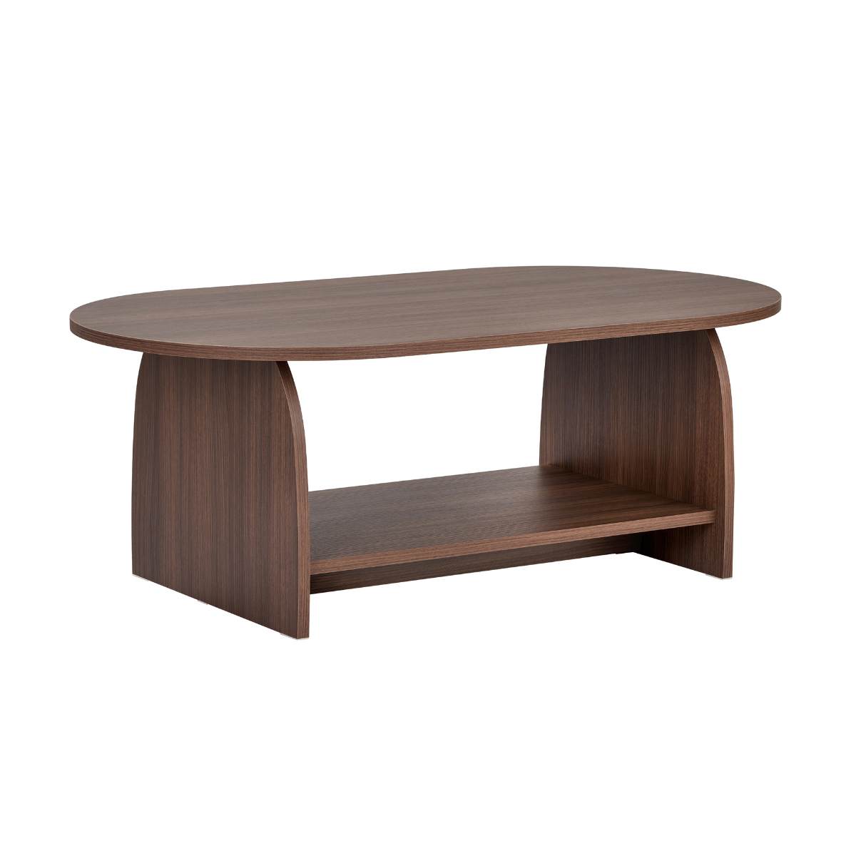 Table basse avec deux plateaux - ASTER noyer, CALICOSY