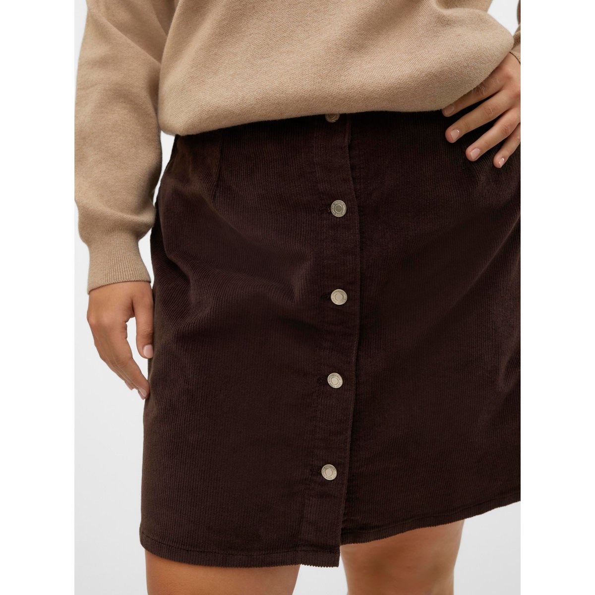 Jupe Patineuse marron - chocolate torte, VERO MODA