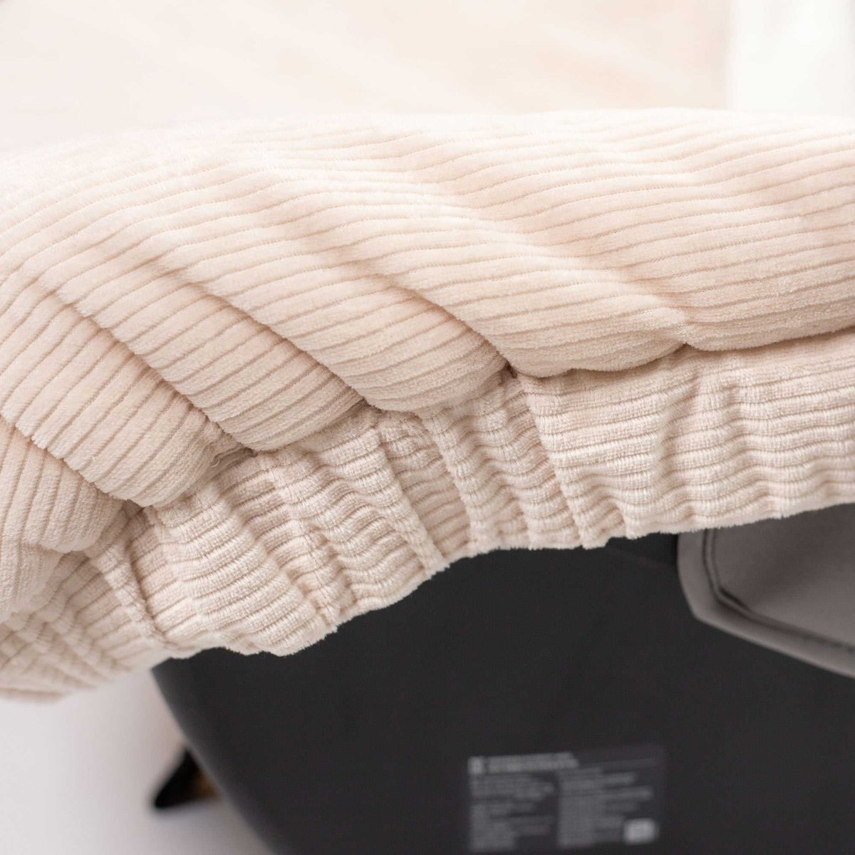 Couverture Cosy double usage beige, TROIS KILOS SEPT