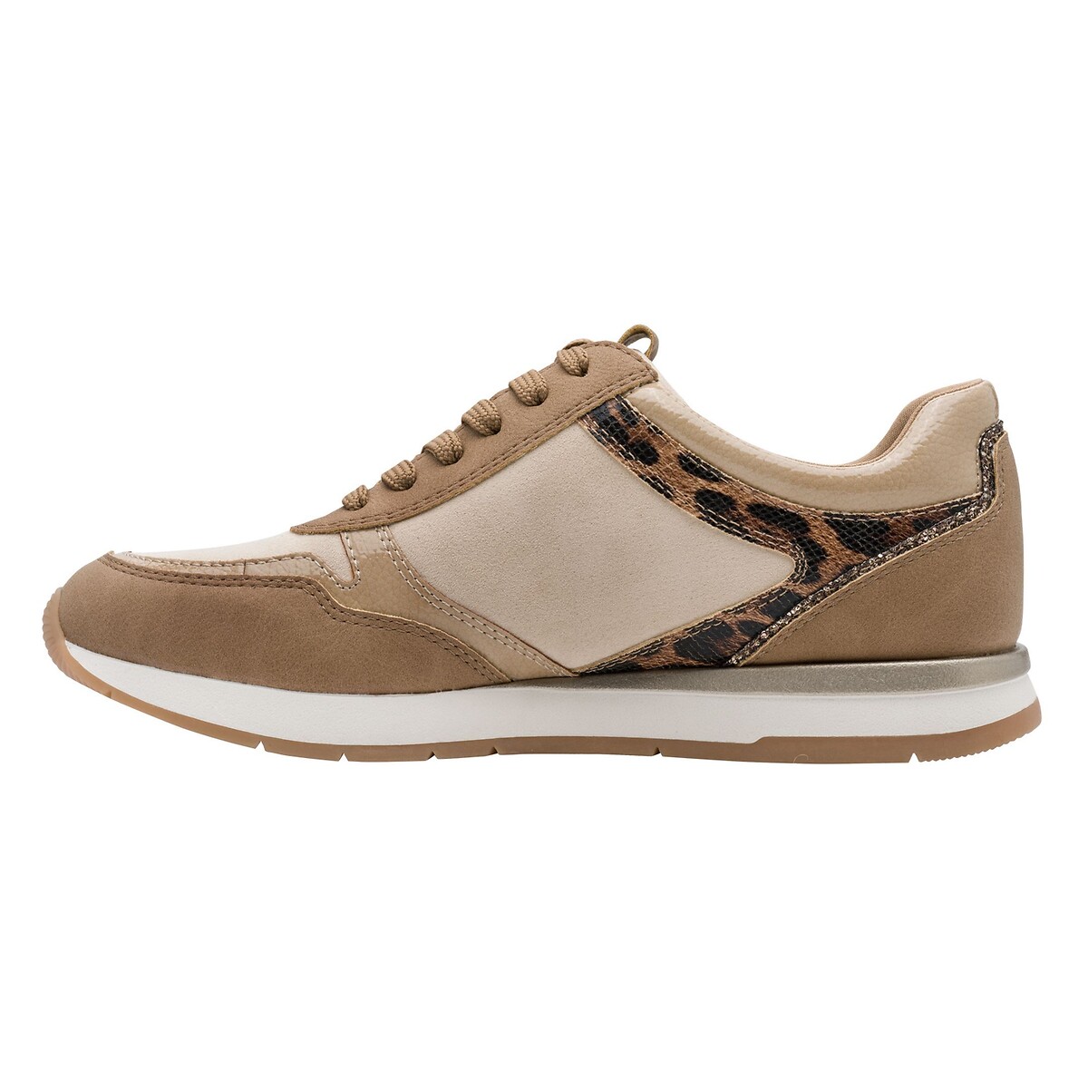 Baskets zippées camel/beige, TAMARIS