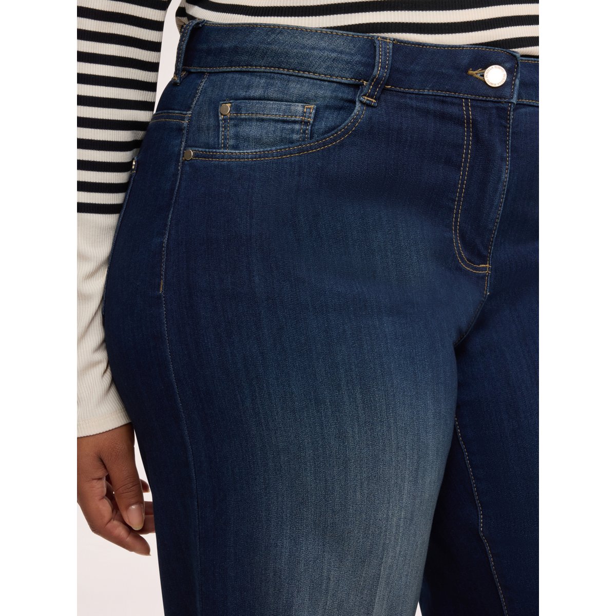 Jean Wide Leg lavage washed bleu, FIORELLA RUBINO