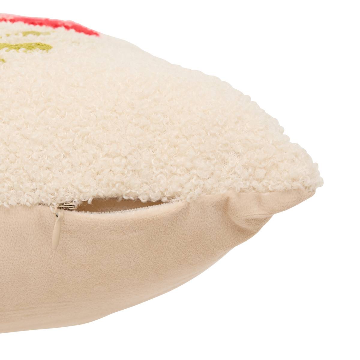 Coussin carré AUTOMNE blanc, ATMOSPHERA