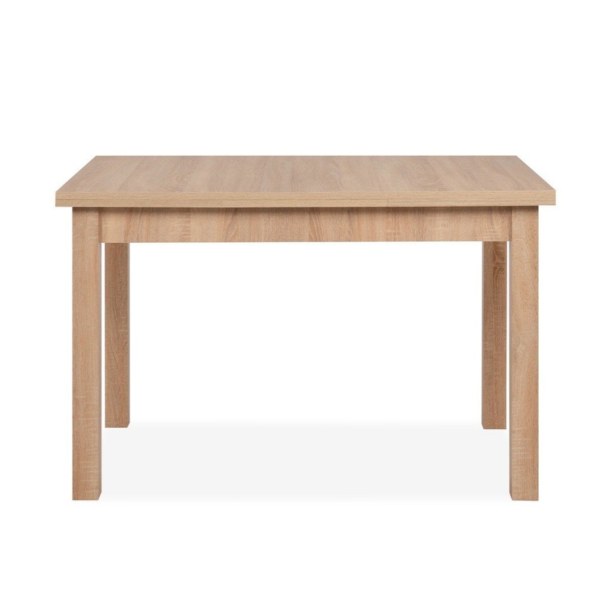 Table à manger extensible décor chêne sonoma L120-200 cm - LONGFORD bois clair, CALICOSY