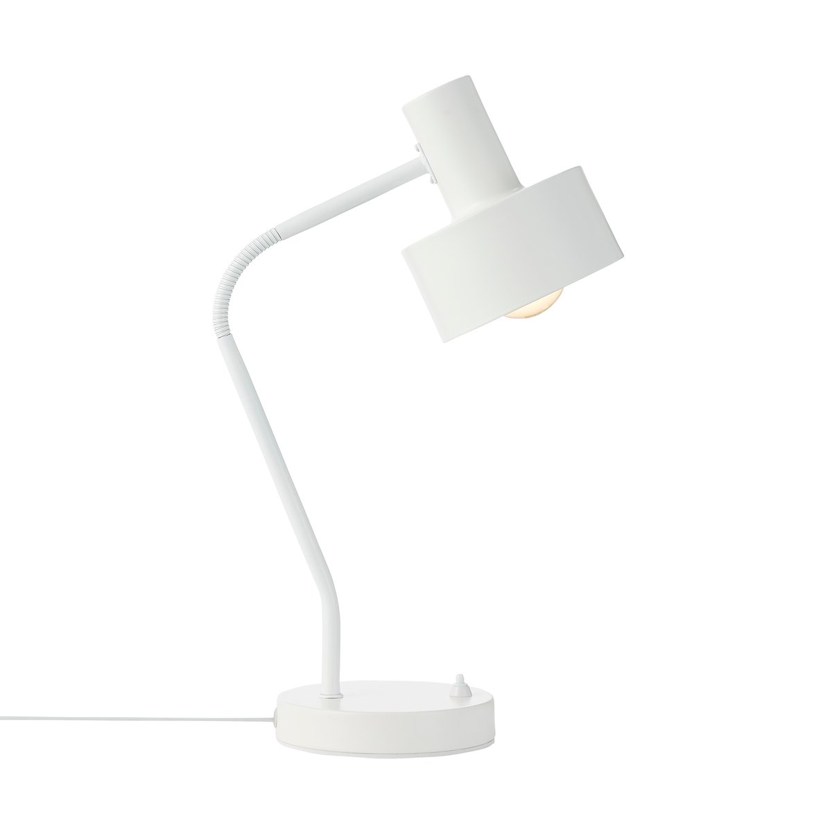 Lampe à poser tête d'éclairage réglable en métal, MATIS blanc, NORDLUX