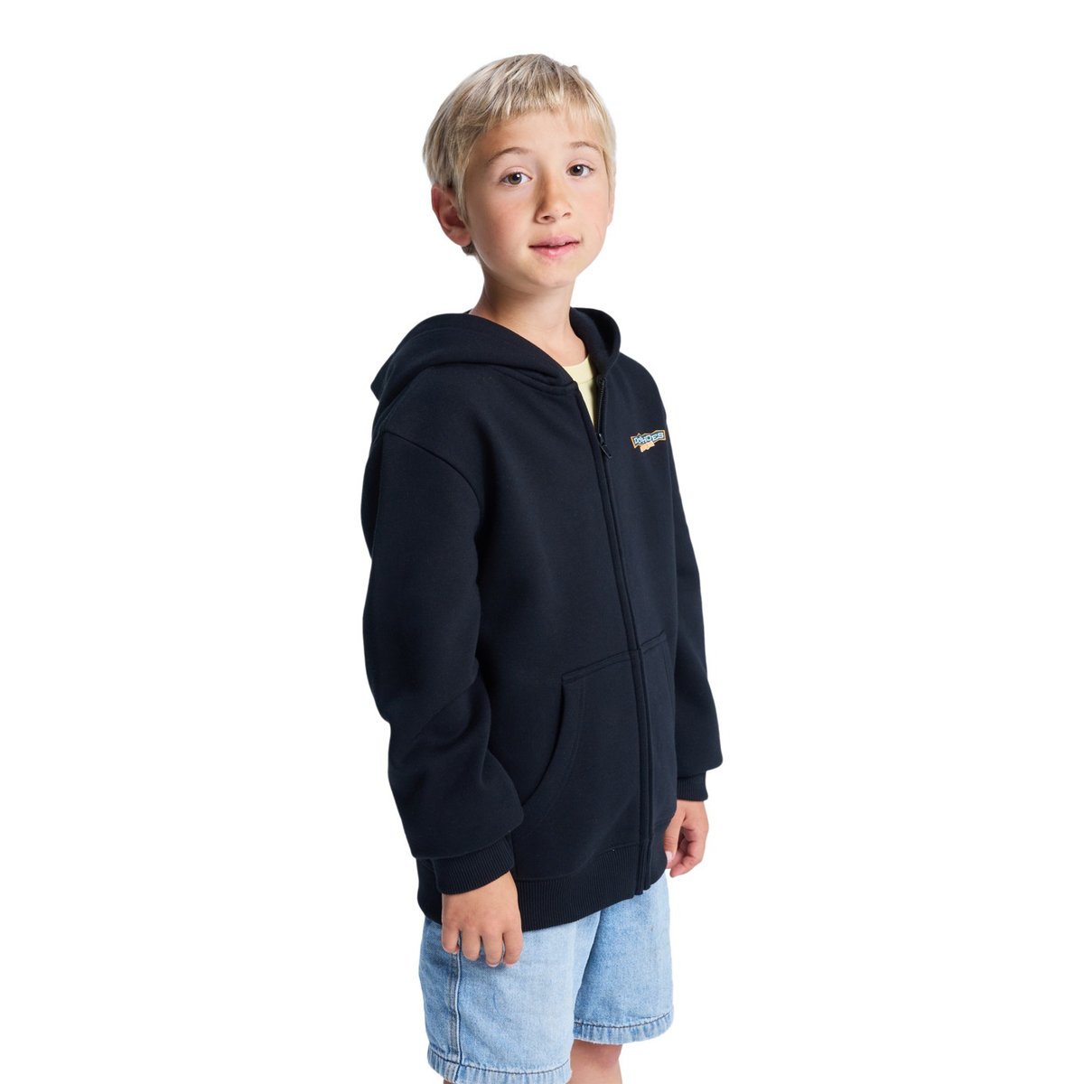 Sweat à capuche zippé PLANETARIUM. noir black, DC SHOES