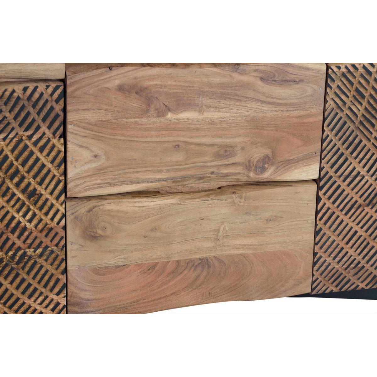 Bahut 3 tiroirs - DIVINE marron, DECORATION D’AUTREFOIS
