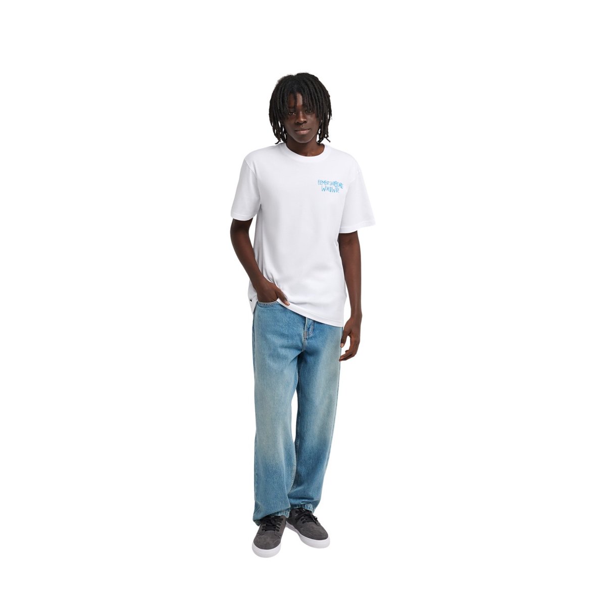 T-Shirt manches courtes COUCHING blanc optic white, ELEMENT