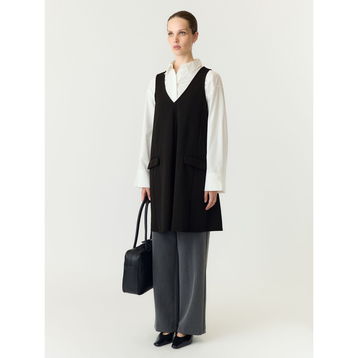 Robe Spencer noir - black, YAS