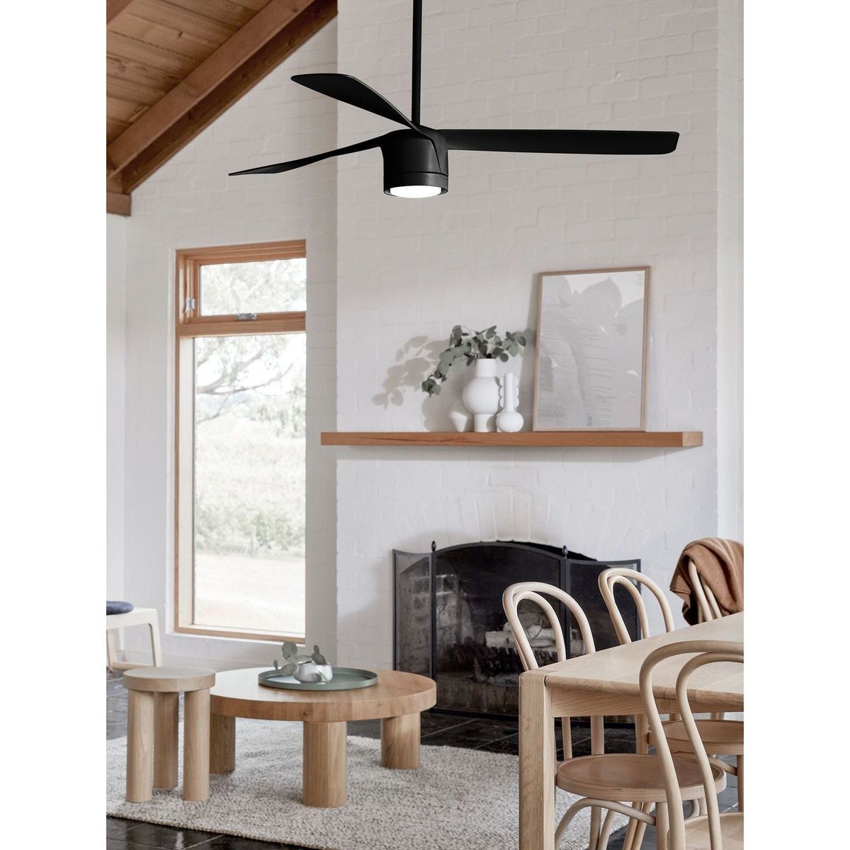 Ventilateur plafond PEREGRINE noir - noir, BOUTICA-DESIGN