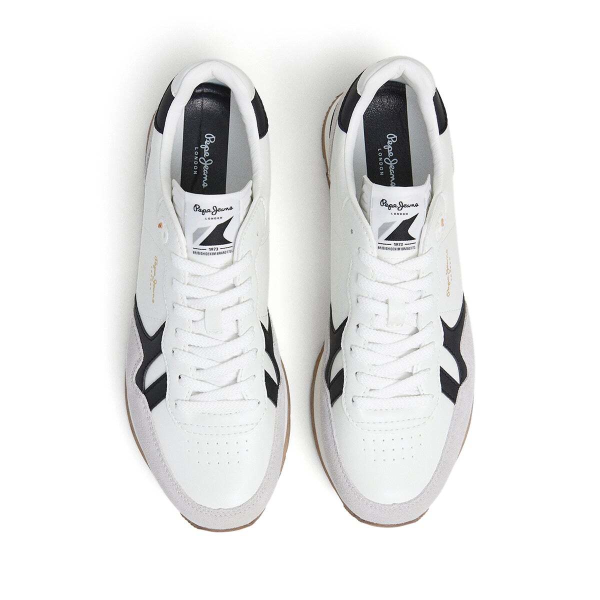 Baskets Micro-Perforées -  Brit blanc, PEPE JEANS