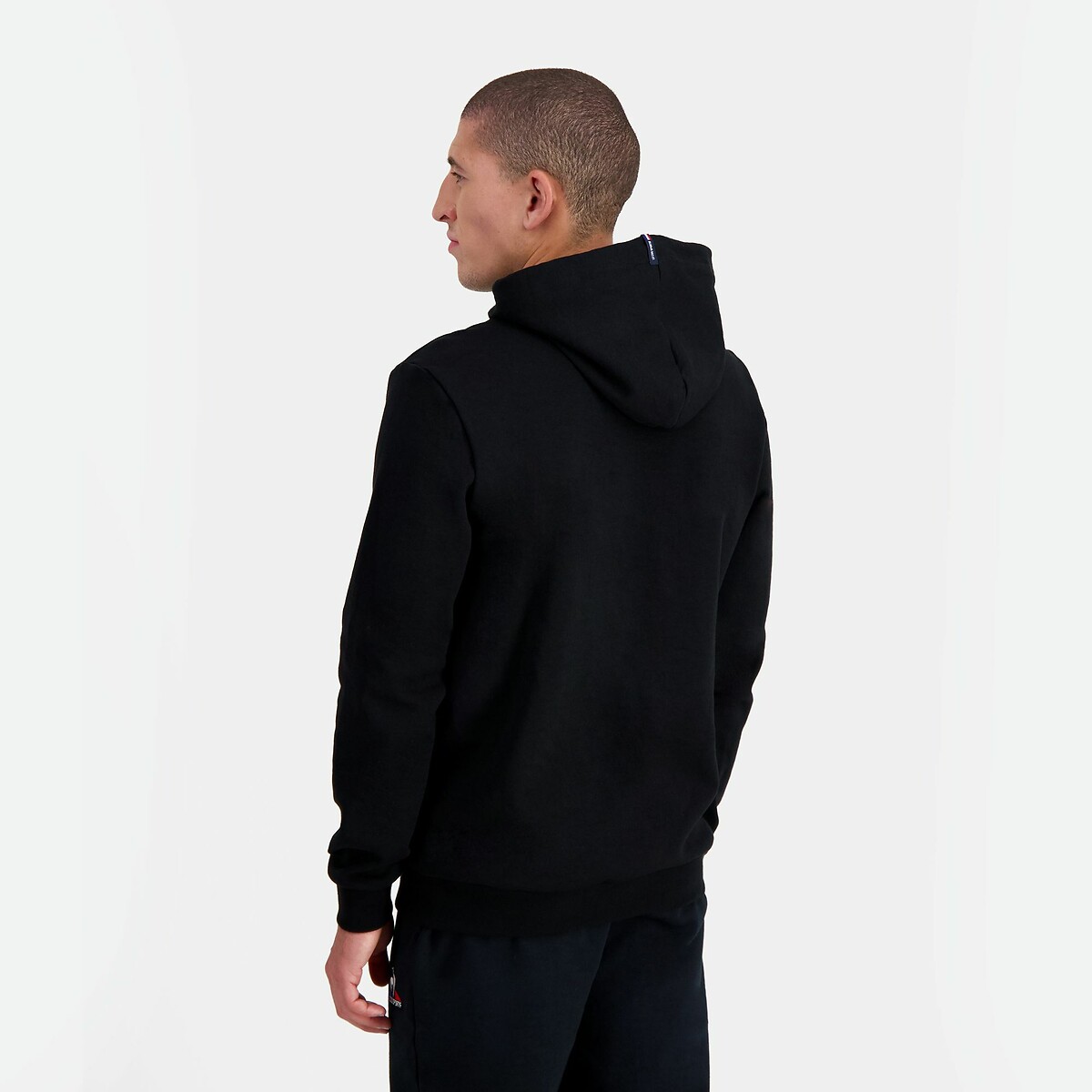 Sweat à capuche Essentiel noir, LE COQ SPORTIF
