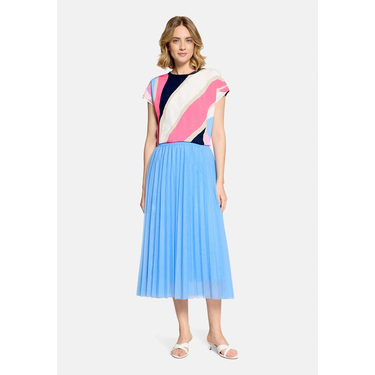 T-shirt patchwork à fronce rosé/pink, BETTY & CO