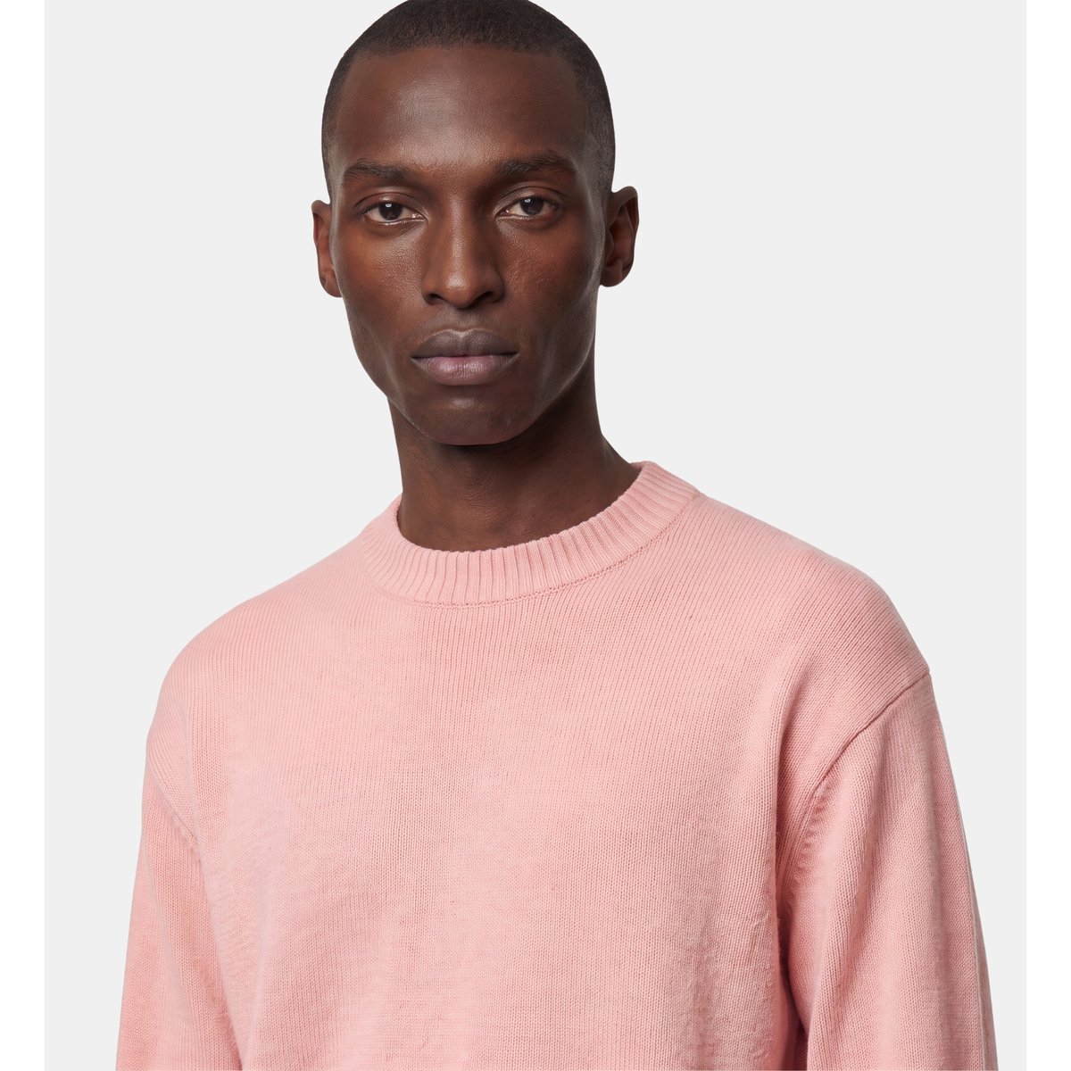 Pull droit toft laine mélangée rose thé, GALERIES LAFAYETTE