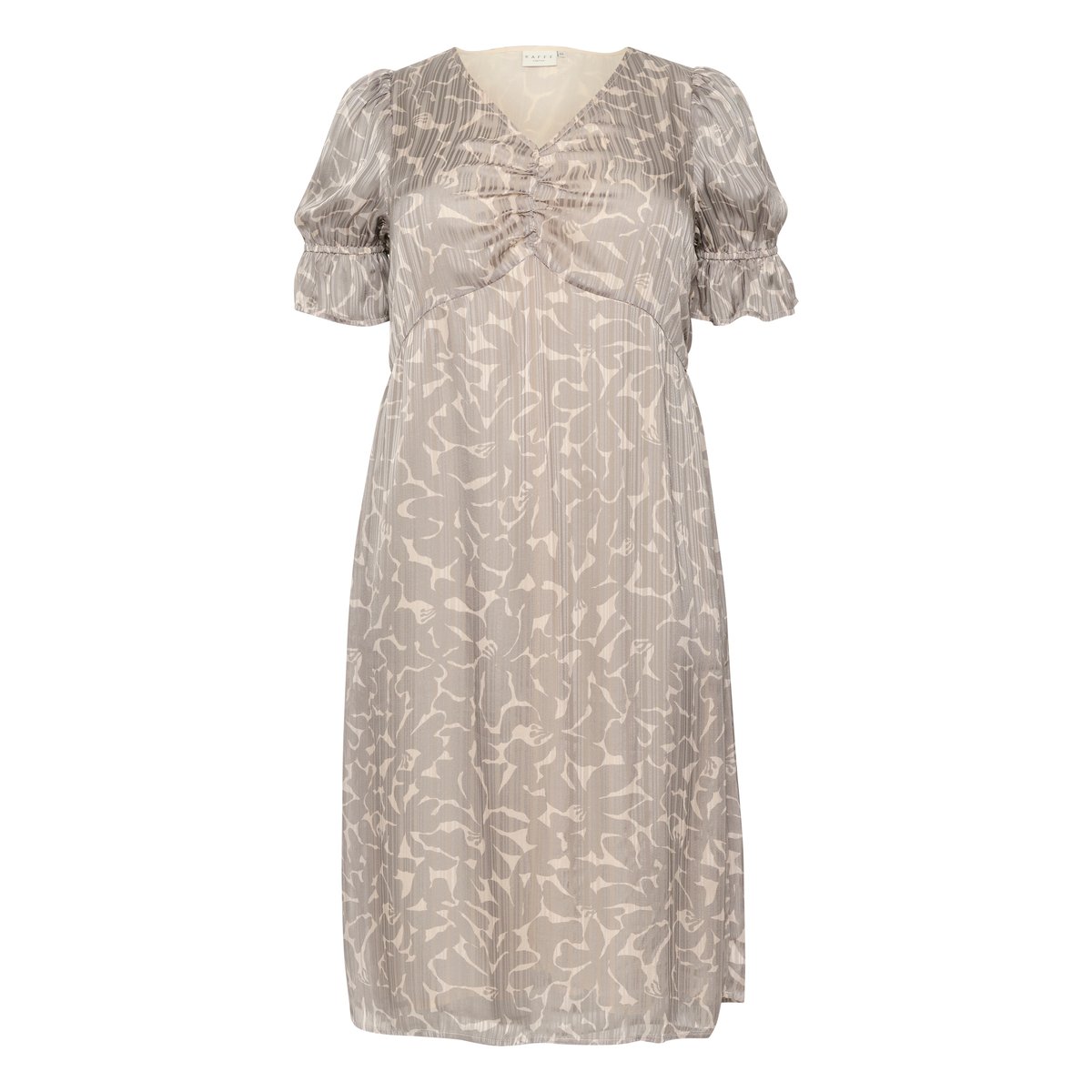 Dress gris steeple gray abstract flower, KAFFE CURVE