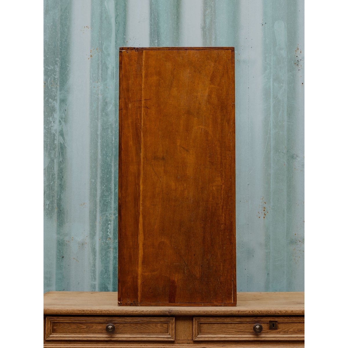 Petite vitrine en bois Victoria N°237 - Bon état vert, DEBONGOUT