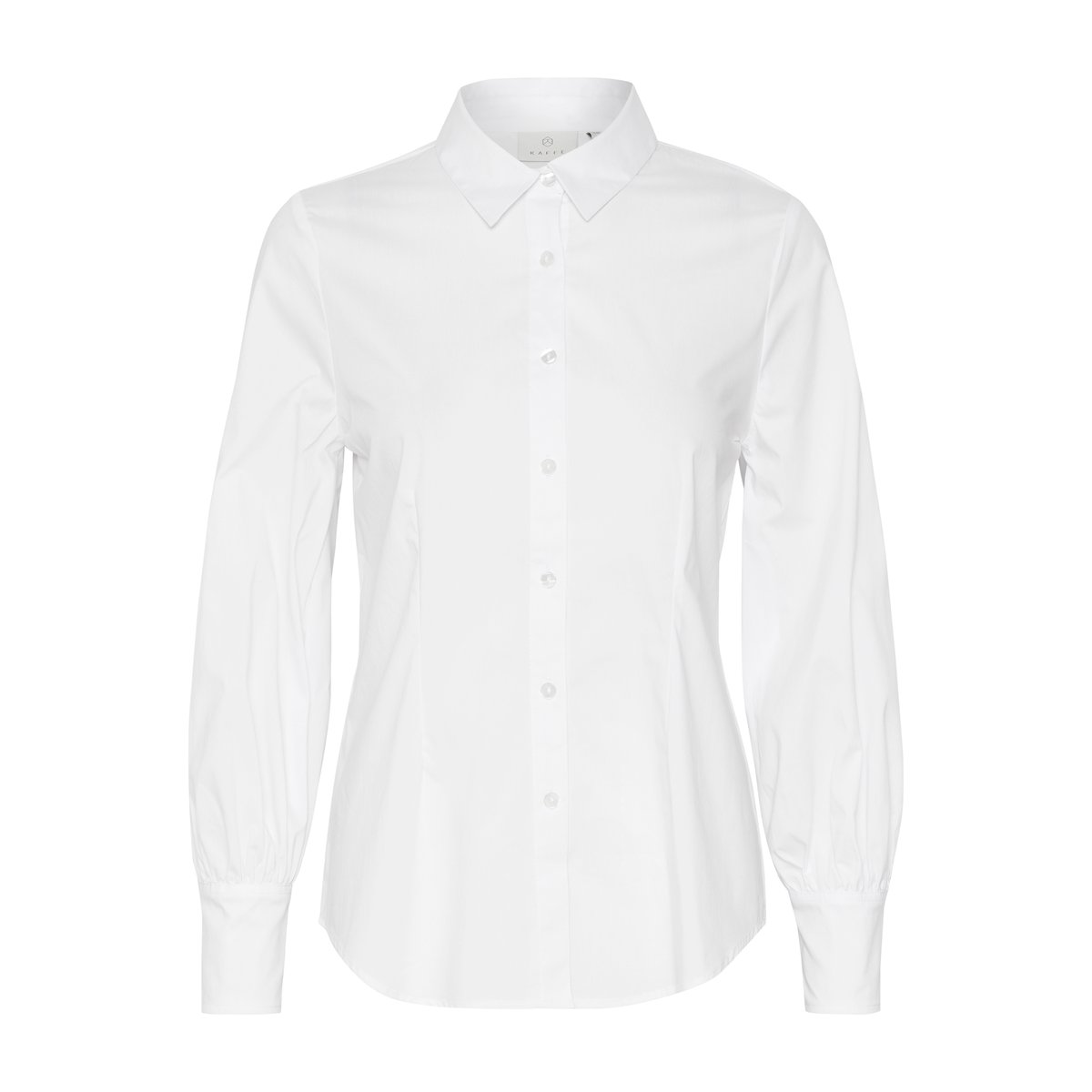 Long sleeved shirt blanc optical white, KAFFE