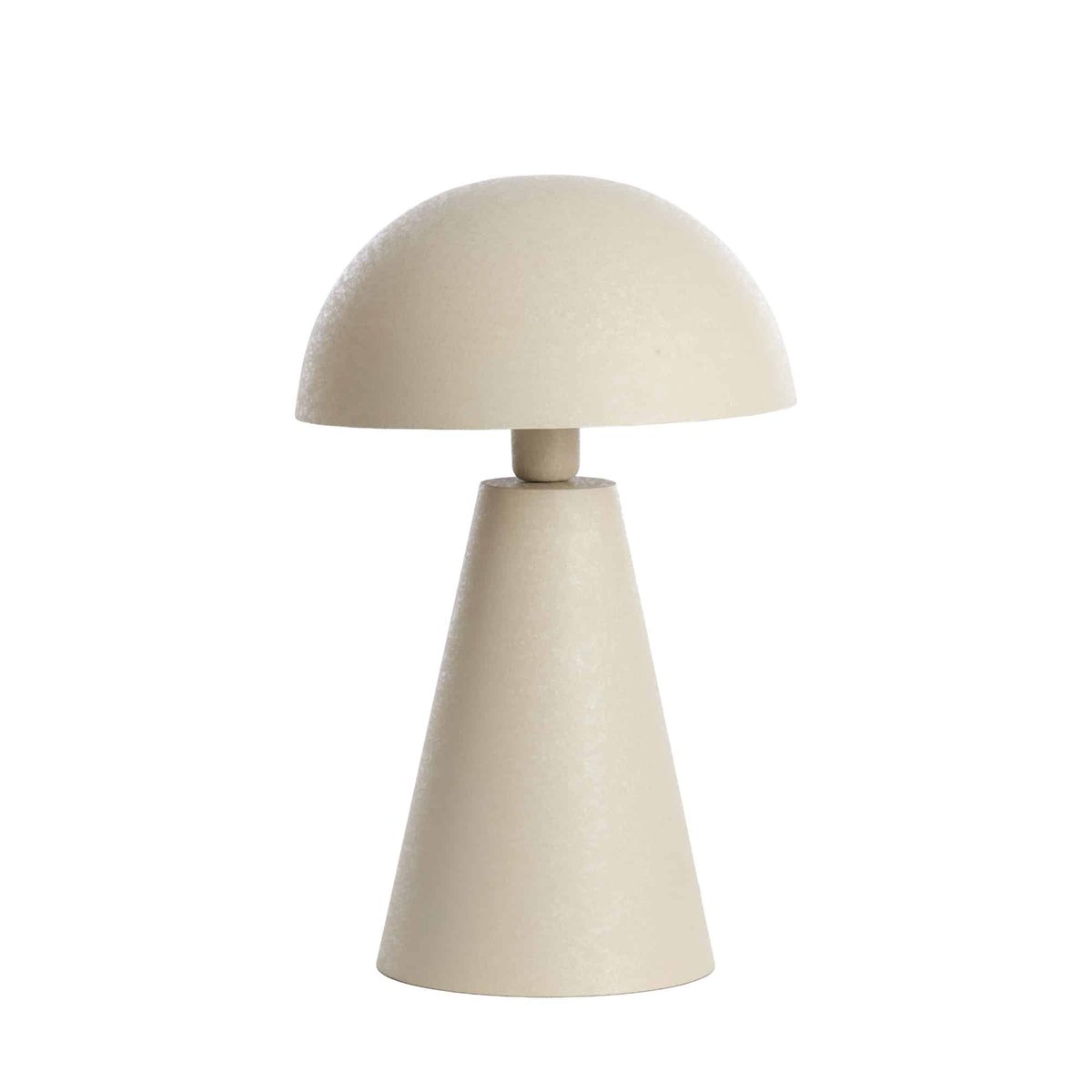 Lampe À Poser Métal SURRINA gris clair, LIGHT & LIVING 