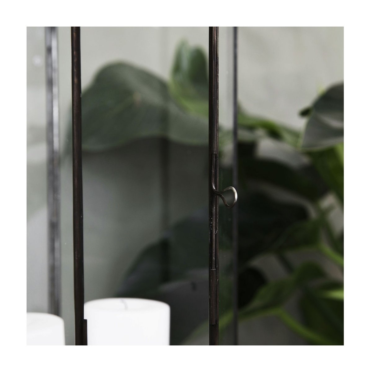 Lanterne Narrow h 79 cm noir antique, HOUSE DOCTOR