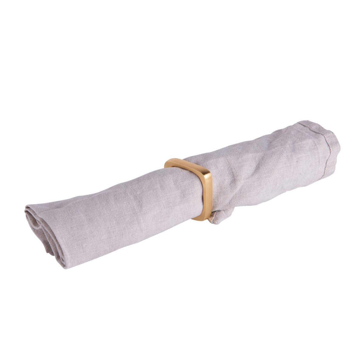 Coffret 4 ronds de serviette Elite or / doré, TABLE PASSION