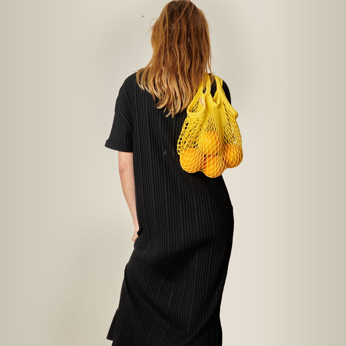 Robe coton plissée noir, WE ARE JOLIES