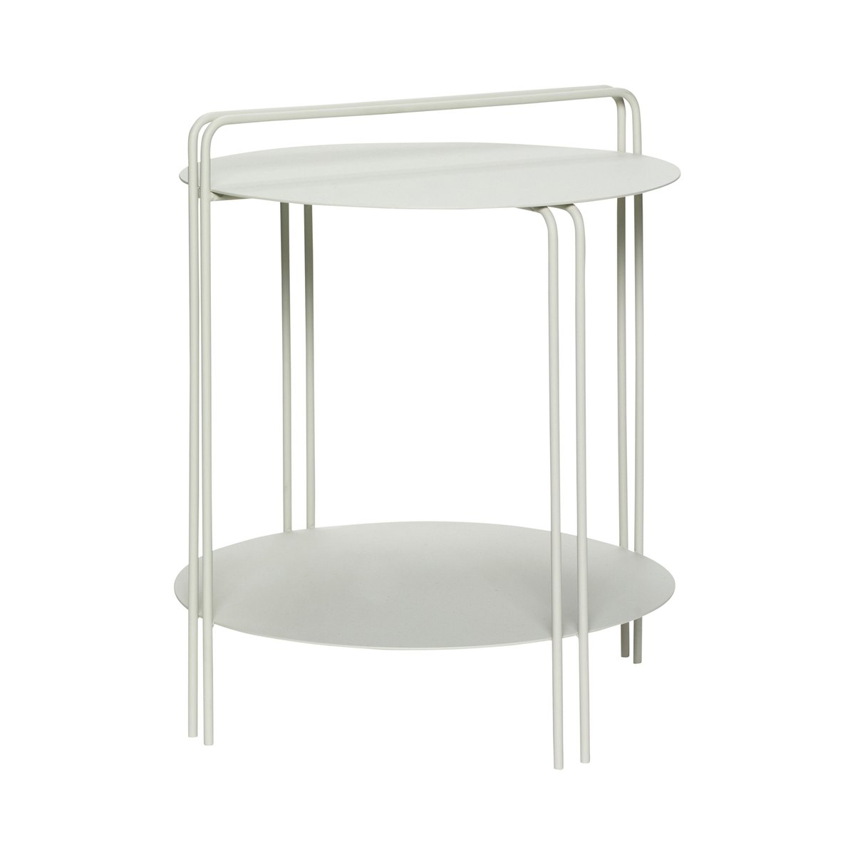 Table d’appoint Iron CARRY gris, HUBSCH