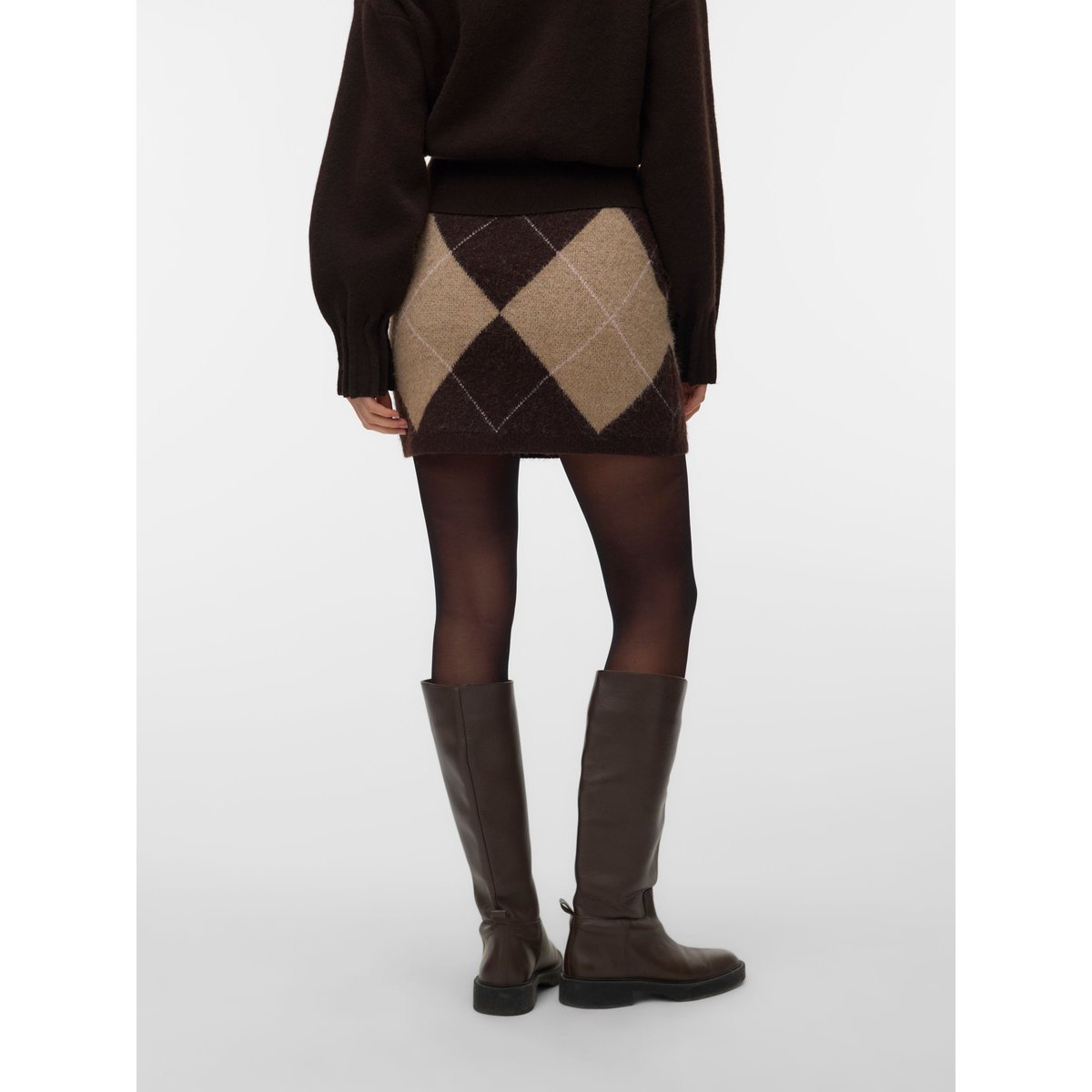 Jupe En Maille marron - chocolate torte, VERO MODA