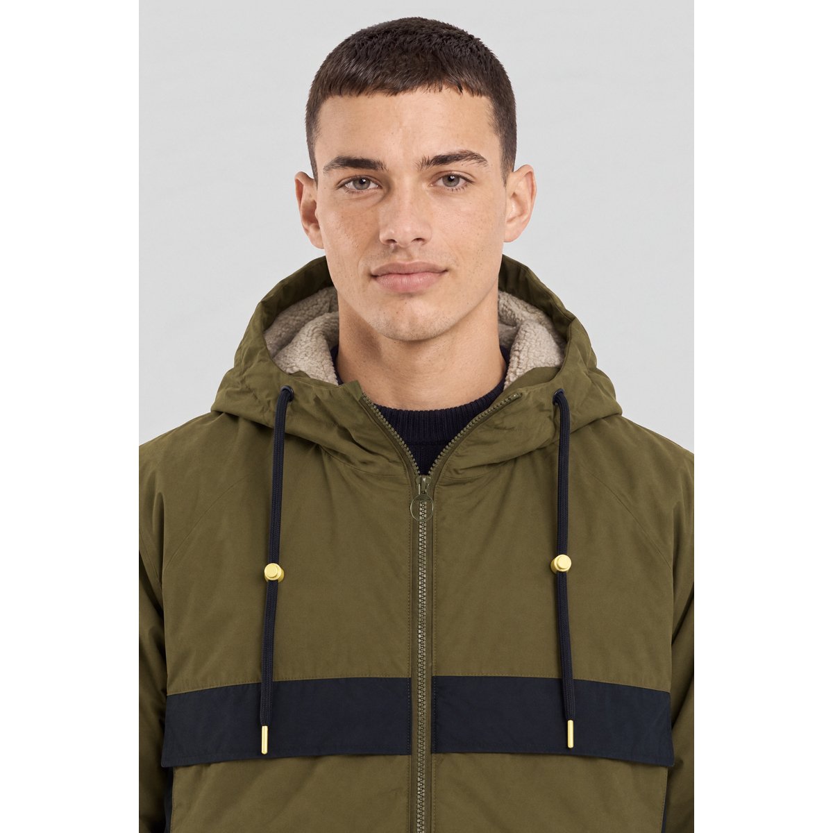 Parka imperméable HUZAK kaki/nay, BERMUDES