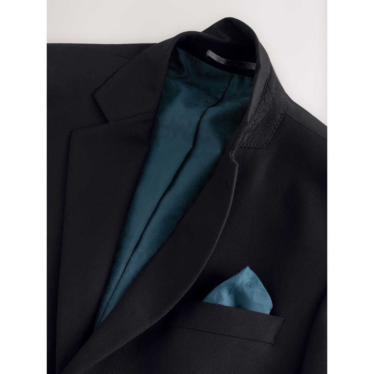 Veste de costume texturée noir, NEXT