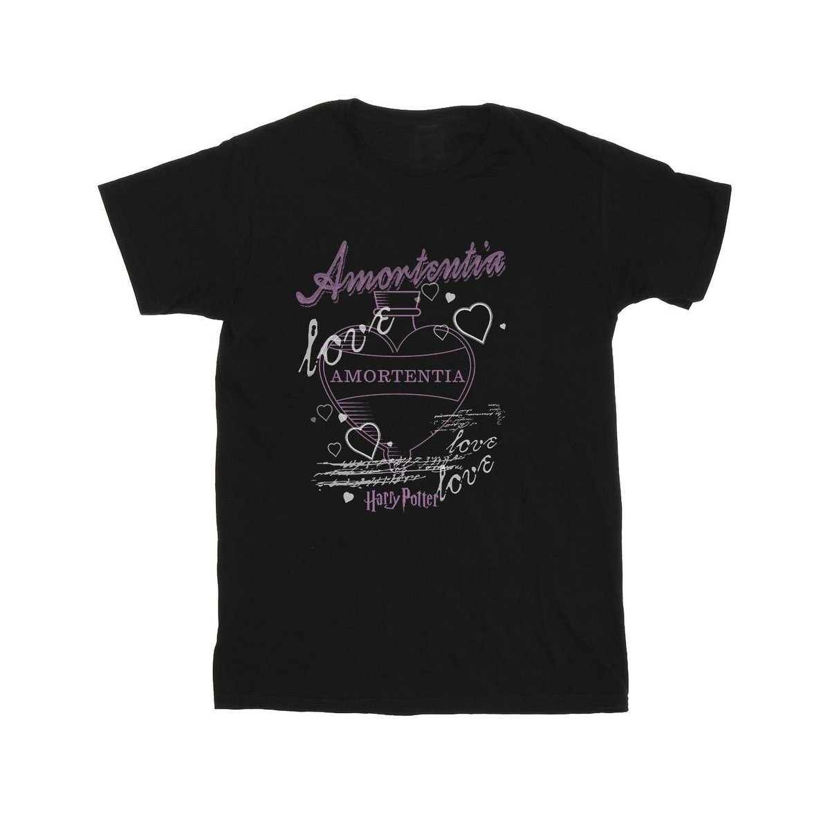 T-shirt AMORTENTIA noir, HARRY POTTER