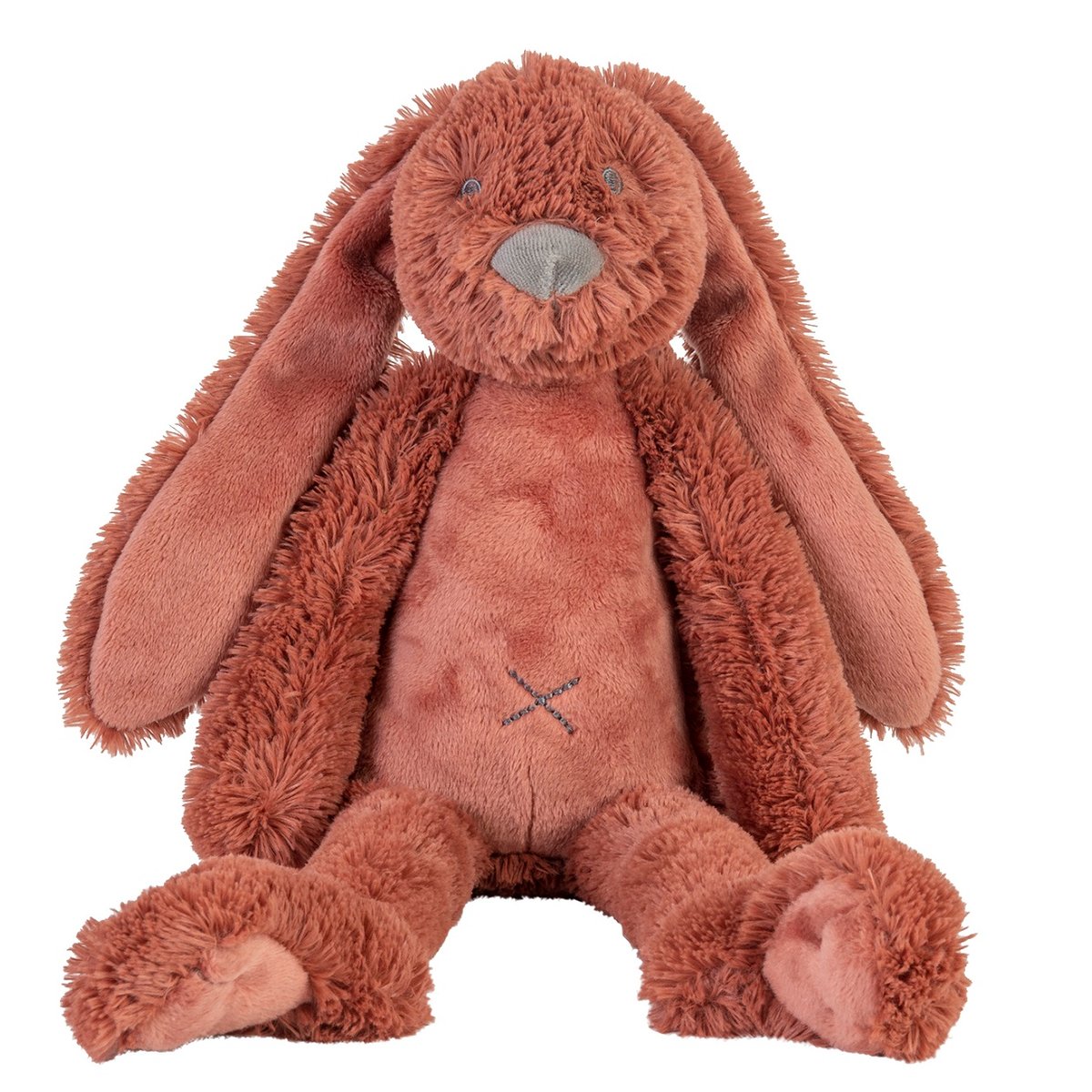 Peluche Lapin Richie 38 cm rouge rusty, HAPPY HORSE