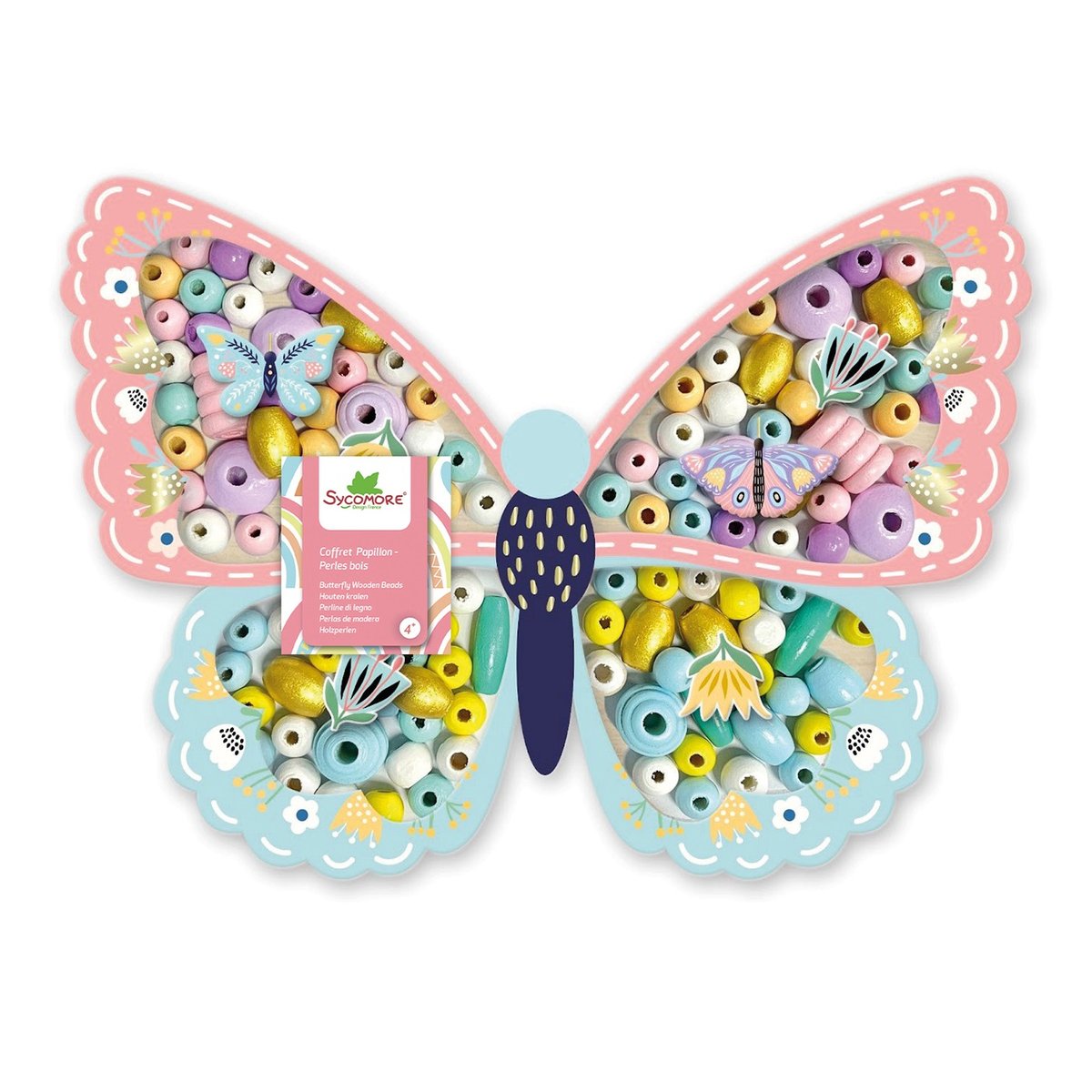 Coffret perles multicolore, SYCOMORE