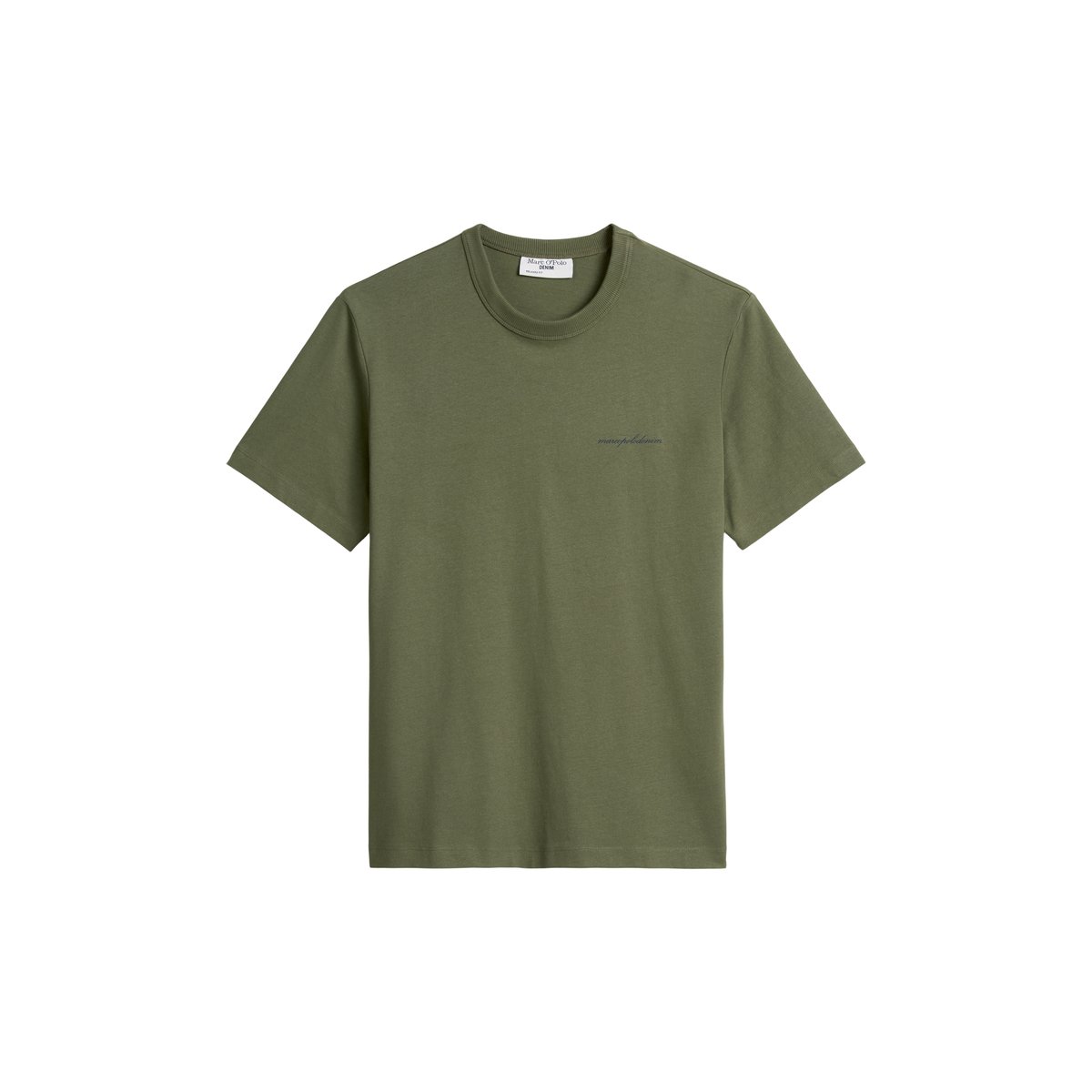 T-shirt relaxed en jersey de coton bio épais vert fonce, MARC O’POLO DENIM