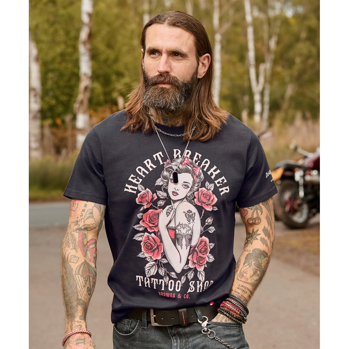 T-Shirt Heart Breaker noir, JOE BROWNS