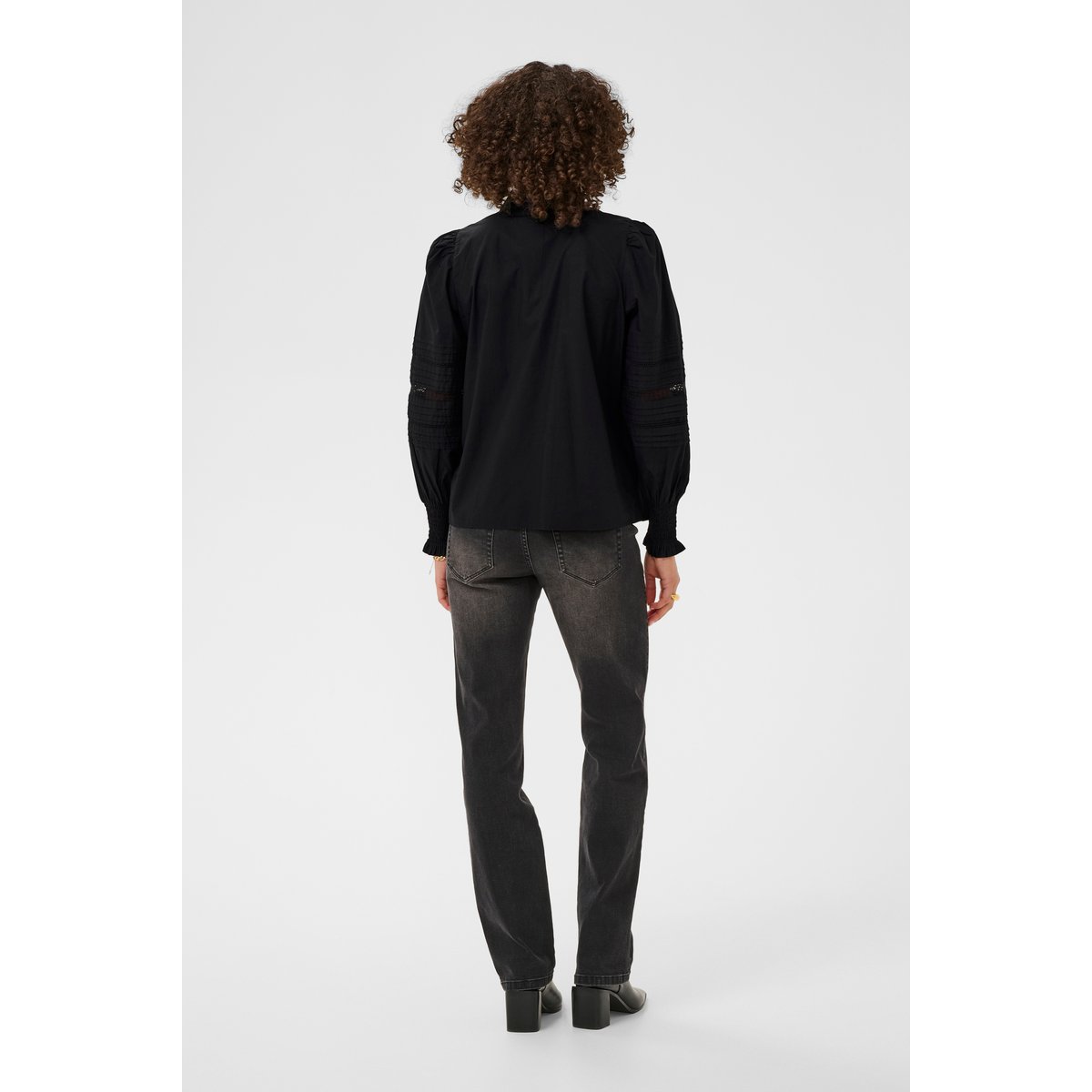 Chemise à manches longues noir black deep, KAFFE