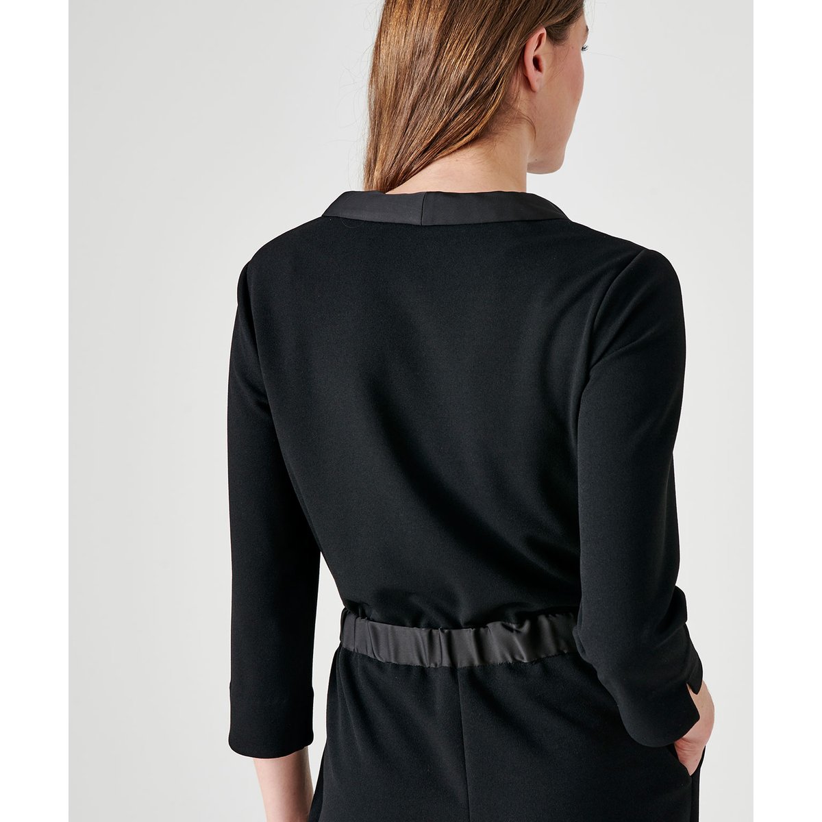 Combinaison pantalon détails satinés noir, DAMART