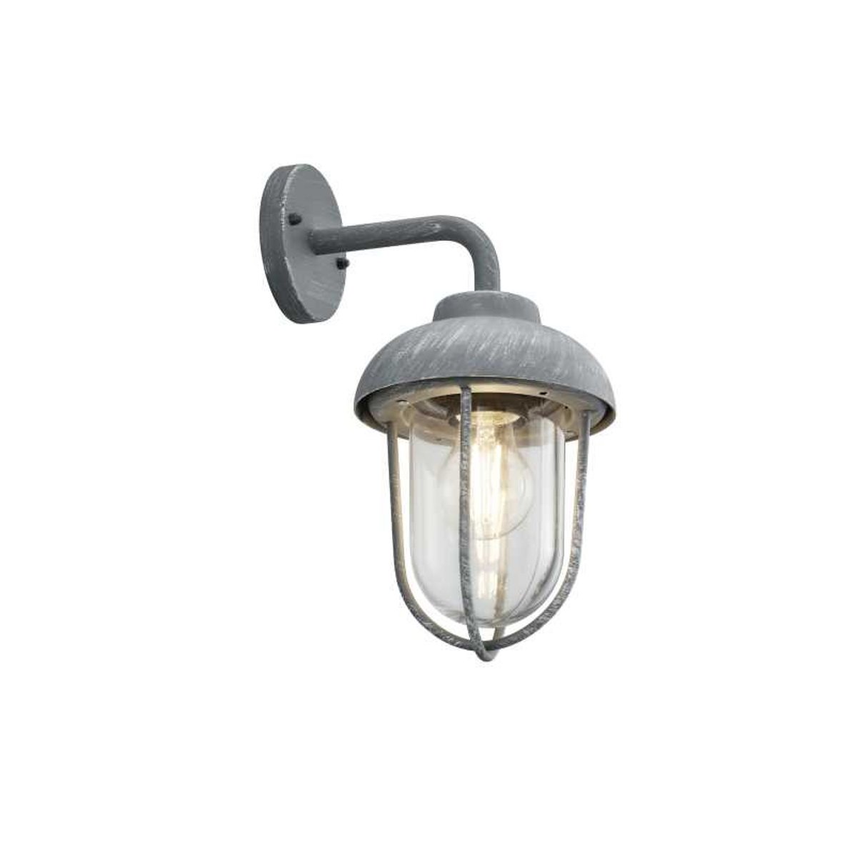 Applique outdoor rétro métal Duero rouille, TRIO
