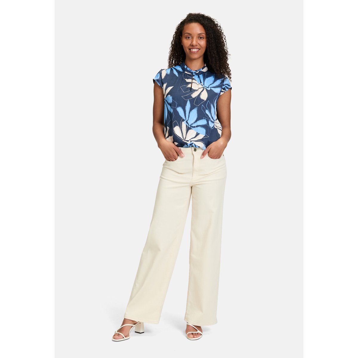 Tunique manches courtes bleu foncé/bleu, BETTY & CO