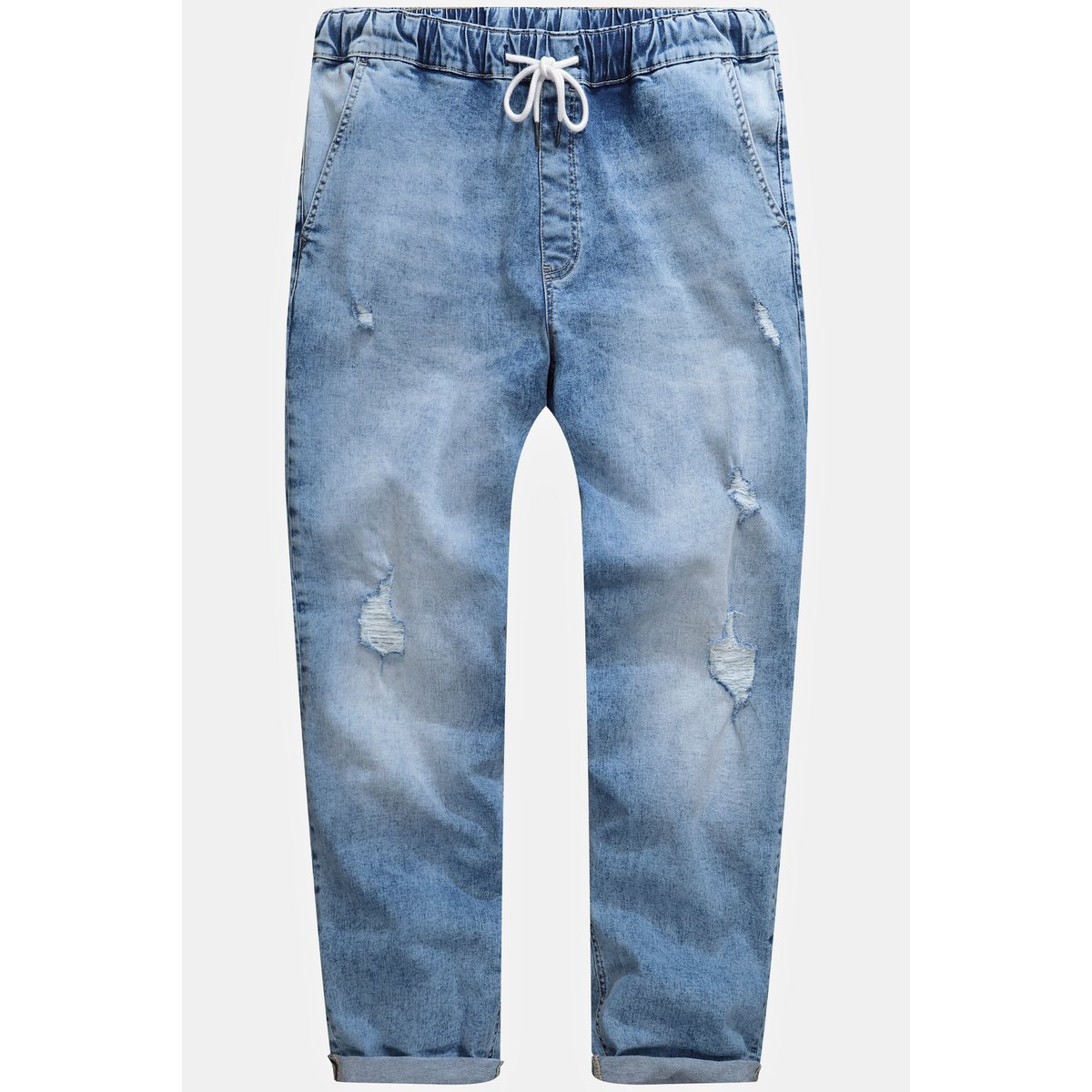 Jean avec technologie FLEXLASTIC®. Denim jean blanchi, STHUGE