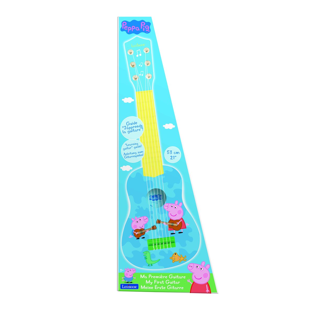 Ma première guitare Peppa Pig bleu, LEXIBOOK