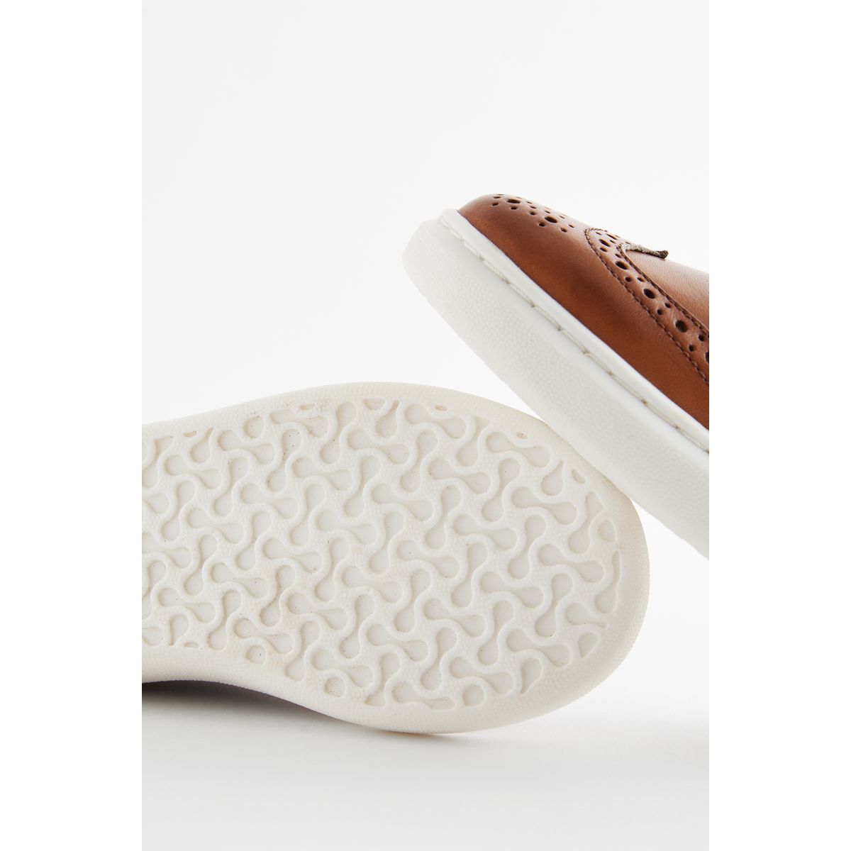 Chaussures à lacets richelieu marron clair, NEXT