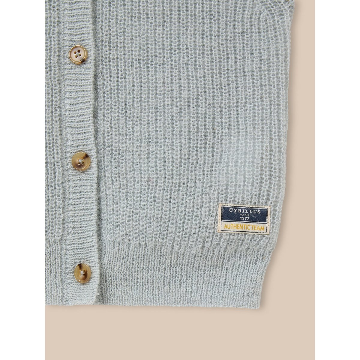Cardigan laine et mohair vert d'eau, CYRILLUS