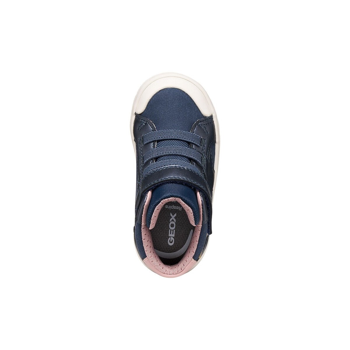 Ademende hoge sneakers, GISLI marineblauw, GEOX