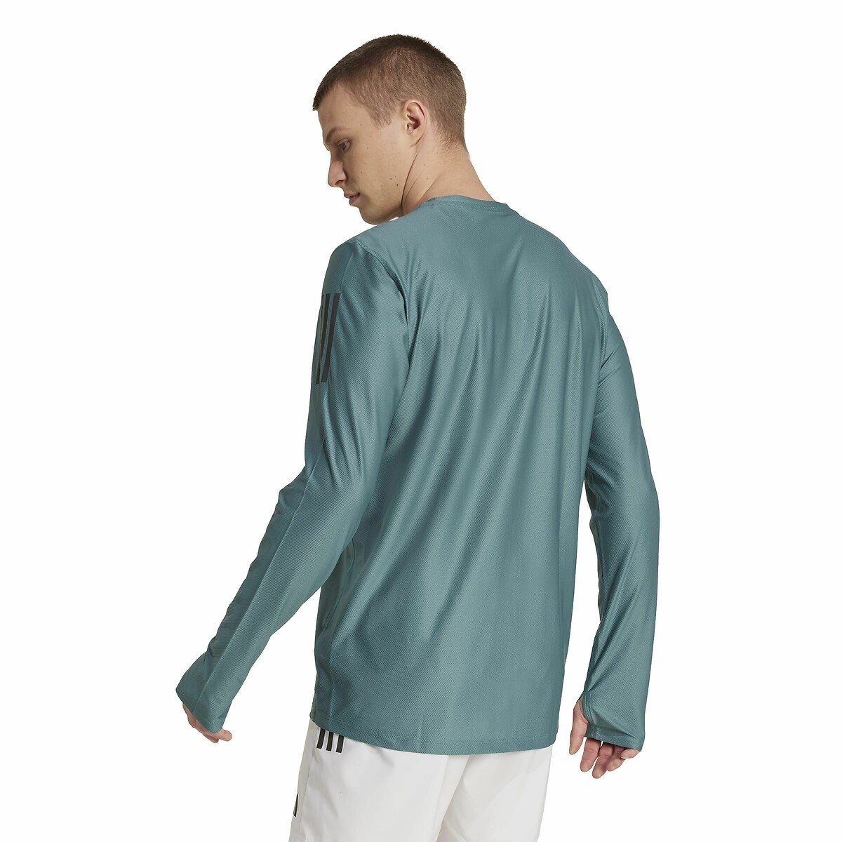 T-shirt manches longues de running vert, adidas Performance