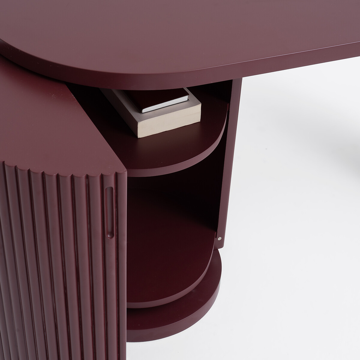 Genna Organic 1-Door Desk burgundy, LA REDOUTE INTERIEURS