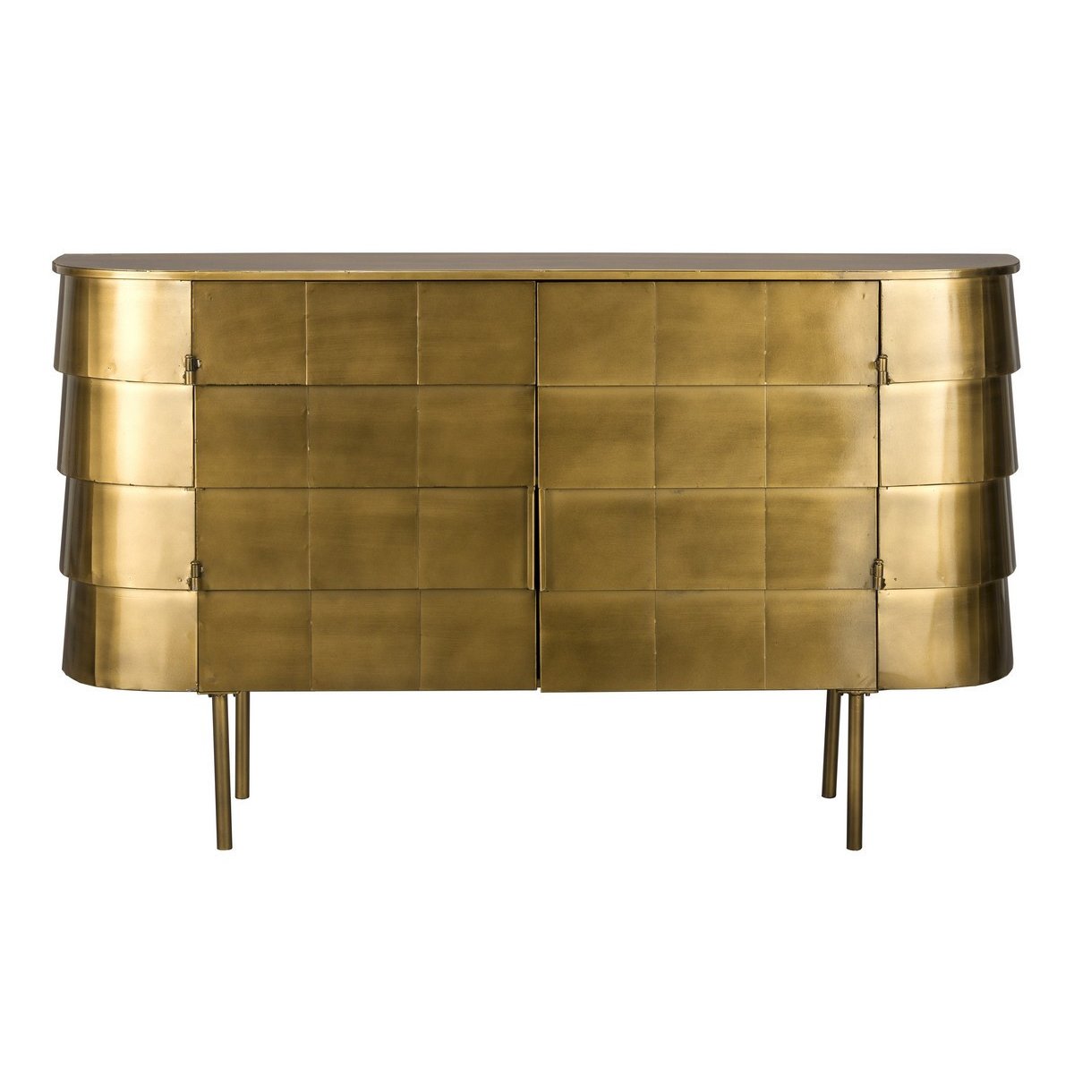 Commode originale en métal L117 - HANNA or, DUTCHBONE